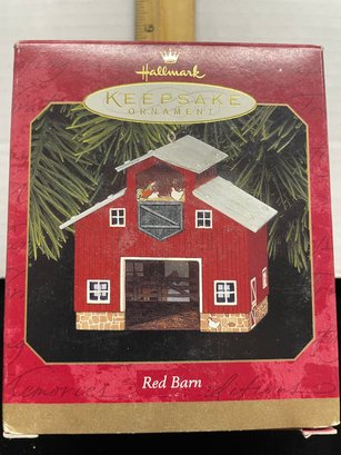 Hallmark Keepsake Christmas Ornament 1999 Red Barn