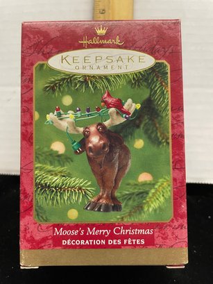 Hallmark Keepsake Christmas Ornament 2001 Mooses Merry Christmas