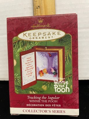 Hallmark Keepsake Christmas Ornament 2001 Winnie The Pooh Tracking The Jagular