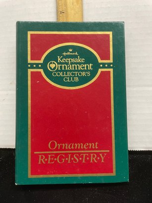 Hallmark Keepsake Christmas Ornament Club Ornament Registry