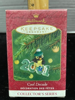 Hallmark Keepsake Christmas Ornament 2001 Cool Decade