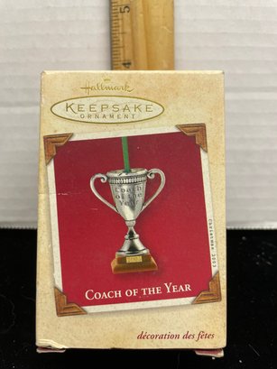 Hallmark Keepsake Christmas Ornament 2003 Coach Of The Year B106