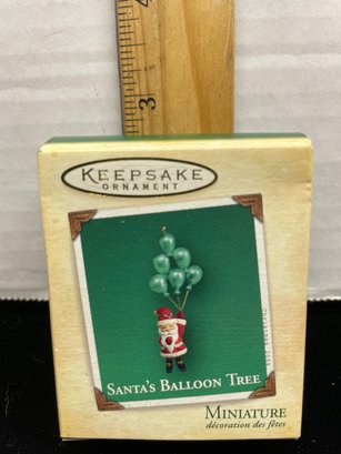 Hallmark Keepsake Christmas Ornament 2004 Santas Balloon Tree Miniature B106