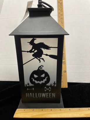 Halloween Witch And Jack-o-lantern Lamp PlasticB111