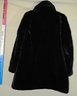 Fabulous Furs Donna Salyers Black Faux Fur Coat XS Extra Small New With Tags