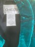 Green Chicos Fall/winter Light Jacket Heavy Shirt Embroidered Size 0 New With Tag