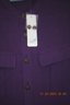 Soft Surroundings Purple Long Blouse Shirt New With Tags
