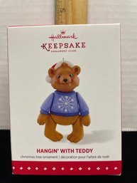 Hallmark Keepsake Christmas Ornament 2015 Hangin With Teddy