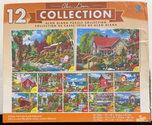 Alan Giana 12 Jigsaw Puzzle Collection