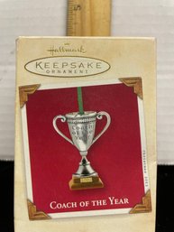 Hallmark Keepsake Christmas Ornament 2003 Coach Of The Year