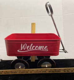Little Red Welcome Wagon For Decor Or Plants