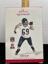 Hallmark Keepsake Ornament 2015 NFLPA Chicago Bears Jared Allen B109