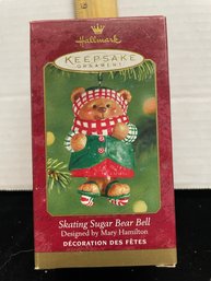 Hallmark Keepsake Ornament 2001 Skating Sugar Bear Bell B111