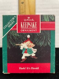 Hallmark Keepsake Ornament 1991 Hark Its Herald B111