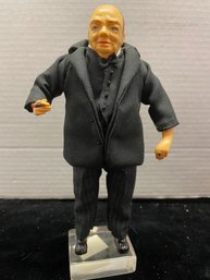 Iconic Historical Figure Winston Churchill With Unattached Stand B114