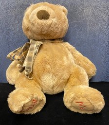 Gund Stuffed Teddy Bear With Scarf