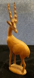 Wooden Gazelle Animals/Pets
