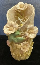 Hummingbird And Flowers Lamp Tested Works Animals/Pets