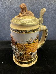 Budweiser Beer Stein Hunters Companion Series Setters Second In Series No 529