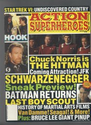 Top Presents Action Superheroes 1991 SB Star Trek VI Hook The Hitman Batman Returns Last Boy Scout