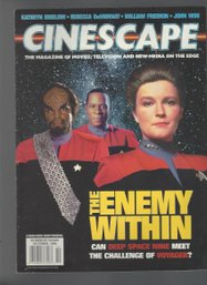 Cinescape The Magazine Of Movies And TV Vol 2 No 1 Oct 1995 Star Trek Voyager Deep Space Nine