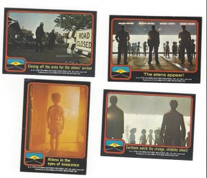 Lot Of Four Close Encounters Of The Third Kind 1978 Columbia Pictures Trading Cards No 23 29 51 52