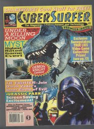 Cybersurfer Magazine No 1 April 1995 SB Myst Jurassic Park Darth Vader And More