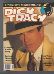 Topps Official Movie Souvenir Magazine Dick Tracy 1990
