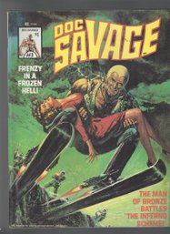 Doc Savage No 3 Jan 1976 The Man Of Bronze Battles The Inferno Scheme SB