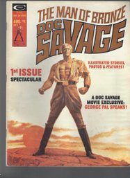 Doc Savage 1st Issue Spectacular Aug 1975 The Man Of Bronze SB