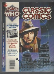 Marvel Classic Comics Dr Who Issue 17 March 1994 UK Pub SB Daleks Has Free Poster