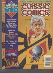 Marvel Classic Comics Dr Who Issue 1 9 Dec 1992 UK Pub SB Daleks Has Free Poster