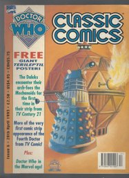 Marvel Classic Comics Dr Who Issue 28 April 1993 UK Pub SB Mechanoids Has Free Poster