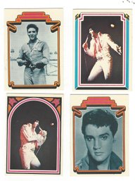 Lot Of Four Elvis 1978 Boxcar Trading Cards No 25 26 35 36