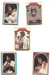 Lot Of Five Elvis 1978 Boxcar Trading Cards No 8 9 56 62 63