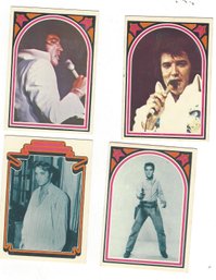 Lot Of Four Elvis 1978 Boxcar Trading Cards No 55 58 61 66