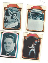 Lot Of Four Elvis 1978 Boxcar Trading Cards No 1 4 5 37