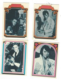 Lot Of Four Elvis 1978 Boxcar Trading Cards No 38 39 47 48
