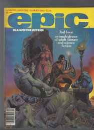 Epic Illustrated A Marvel Magazine Vol 1 No 2 Summer 1980 SB A Visual Odyssey Of Adult Fantasy And Sci Fi