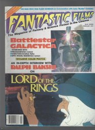 Fantastic Films Vol 1 No 6 Feb 1979 SB Lord Of The Rings Battlestar Galactica Ralph Bakshi Interview