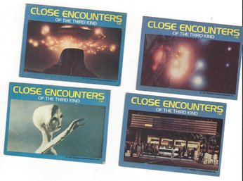 Lot Of Four Close Encounters Of The Third Kind 1977 CE3K Skywatchers Trading Cards No 20 21 23 24