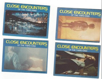 Lot Of Four Close Encounters Of The Third Kind 1977 CE3K Skywatchers Trading Cards No 3 10 11 22