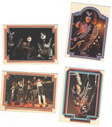 Lot Of Four Kiss Trading Cards No 27 28 40 44
