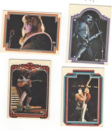 Lot Of Four Kiss Trading Cards No 50 55 60 64