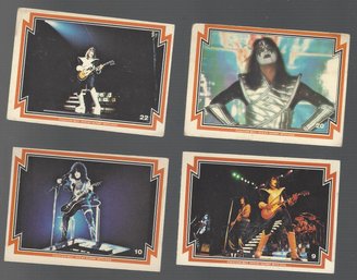 Lot Of Four Kiss Trading Cards No 9 10 20 22