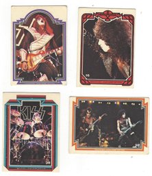 Lot Of Four Kiss Trading Cards No 16 21 38 39