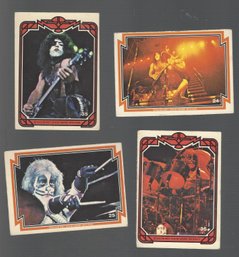 Lot Of Four Kiss Trading Cards No 24 25 35 36