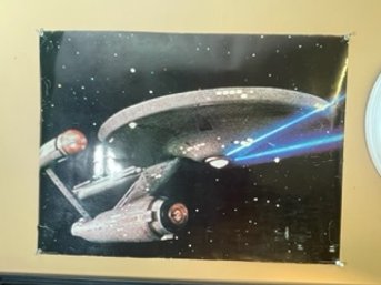 Star Trek Enterprise Firing Phasers Poster With Some Flaws See Pics