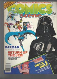 Comics Scene No 10 July 1983 SB Batman Return Of The Jedi Rock And Rule