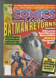 Comics Scene No 28 Aug 1992 SB Doc Savage Batman Returns The Penguin Catwoman